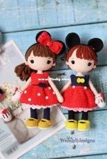 Wendy Li Designs - Micky and Minnie girls - Chinese