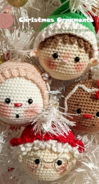 Nina Hookcreations - Aikaterini Nikolaidou - Christmas Ornaments