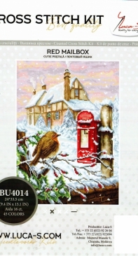 Luca-S BU4014 Red Mailbox