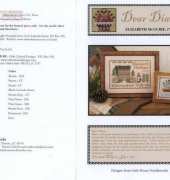 Little House Needleworks LHN DD-03 Dear Diary Elizabeth McGuire 1763