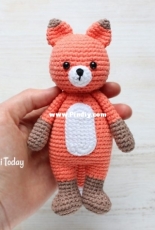 Amigurumi Today - Unknown Designer - Cuddle Me Fox Amigurumi Pattern - Russian - Translated - Free