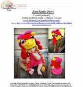 Family Traditions Crafts - Shannon Corcoran - Bowtastic Pony Hat