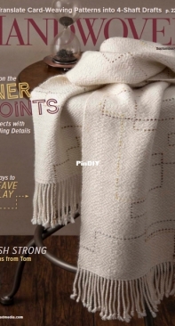 Handwoven Magazine - September / October 2021
