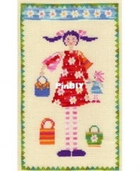 DMC - FCE-CV122 Girl With Baskets - Free
