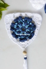 Litevirkning - Annika Nilsson - May Bubble Bloom Bunting - Swedish - Free