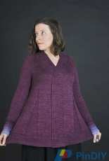 Moonlight Dancer Sweater by Elise Dupont - Eng,French