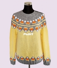 Candy Corn Sweater (Adult) by Wiams Crafts free