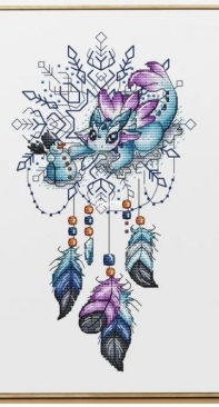Dreamcatcher with Dragon and Snowman by Alexandra Zamorina Александра Заморина