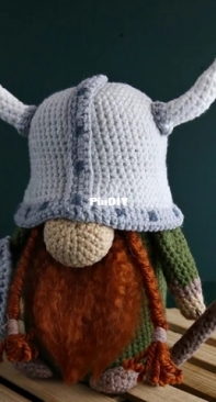 Tiknik crochet toys - Gnome Planet - Lilit Nikoyan - Viking gnome