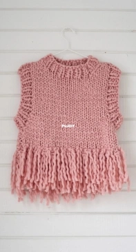 Fringe Vest by Loopy Mango