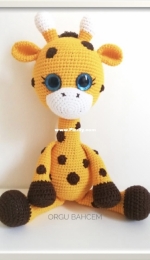 Mrs Toy Maker - Orgu Bahcem - Mehtap P - Giraffe Zuzu - Zürafa Zuzu - Turkish