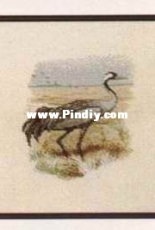 Permin calendar 1982-9 Common crane