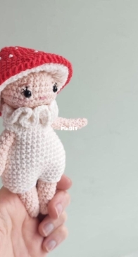 Gus mushroom boy - LoudMouse crochet