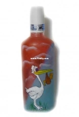 bottle painting.