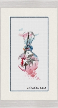 MiAxStitch - Paris Silhouette by Minasyan Yana