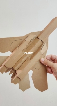 Kraf Studio - Cardboard Template - Dian Arismawan - 2472 - Cardboard Aircraft  - Indonesian/English