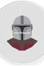 Daily Cross Stitch - Space Bounty Hunter