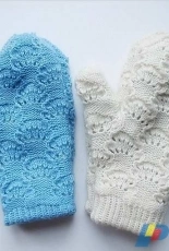 Cloud Mittens by Sari Nordlund /Lunaknit-Free