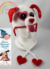 Desert Diamond Crochet- Rebecca Goldsmith- Puppy love hat