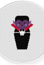 Daily Cross Stitch - Cute Vampire