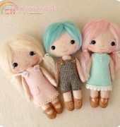 Gingermelon- Cotton Candy Dolls