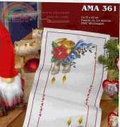Svarta Fåret AMA 361 Christmas table runner