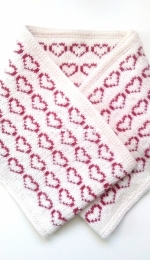Valentine Hearts Cowl by MeshBySarah Lee-Free