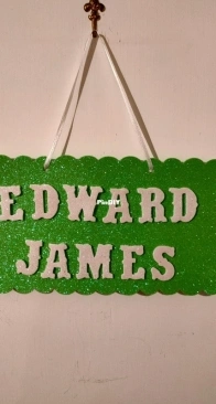 Felt door hanger