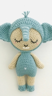 Oche Pots - Clare Cooper - Tosha the Elephant - Safari Dolls Collection