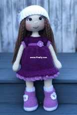 Tannias Craft - Tannia Mejia - Adry Doll Purple Dress