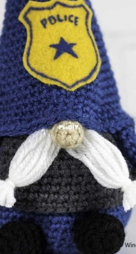 Winding Road Crochet - Lindsey Dale - Police Gnome - Free