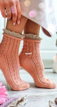 носки MYSPRING_SOCKS by_ignatova.knit Russian language