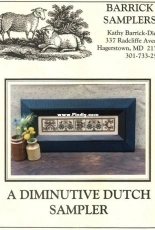 Barrick Samplers - A Diminutive Dutch Sampler XSD
