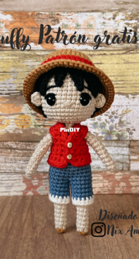 Nix amigurumi -Sheila Feijoo- Luffy - Free