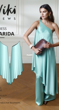 Viki Sews - Farida Dress -  Фарида платье - Sizes 34-52