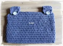 Crochet pouch to hang