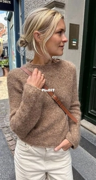 Ivy Sweater by Mette-Wendelboe Okkels - PetiteKnit - Russian translated