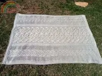 Finished Aran Blanket!!!
