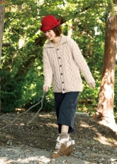 Lara Aran Cardigan by Pierrot