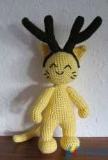 Stephanie Koras - Rudi Reindeer Cat - Free