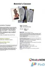 Knit it Now- Bonnies One Piece Cocoon by Matthew Friedmann- Tutorial
