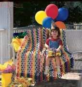 Leisure Arts - Crochet with Heart - Its a Party Afghan