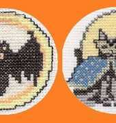 Kreinik Halloween Pins by Ursula Michael