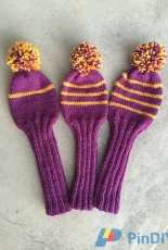 Handknit Golf Club Covers by Marni Reecer-Free