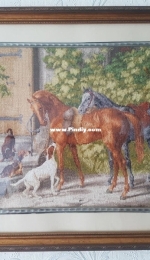 Золотое Руно - Horses by the porch