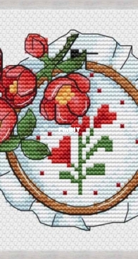 Poppies In The Hoop by Alina Valiullova - Free