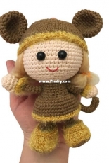 Little Owls Hut - Galina Stelmakhova - Doll in a Viking  Monkey outfit