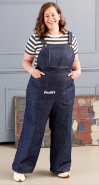 Cashmerette - Rhinecliff Overalls - Sizes 0-32