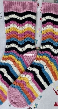 Fairground Socks By Kay Jones
