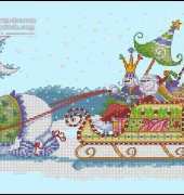 Dimensions 70-08864 Snow Bear and Sleigh XSD